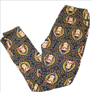 LuLaRoe OS Leggings Chihuahua Print